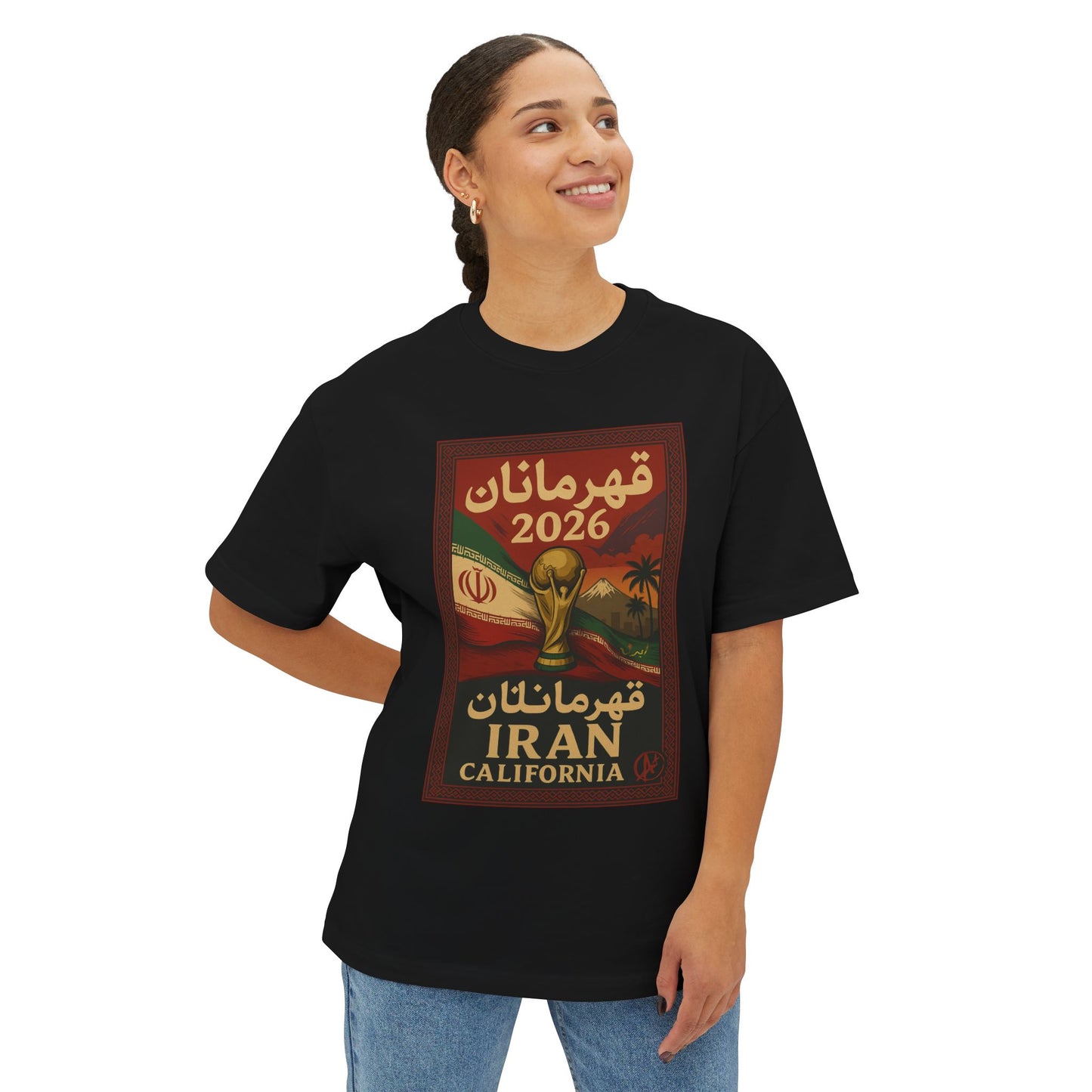 Iran 2026 Tehran to Cali Tee