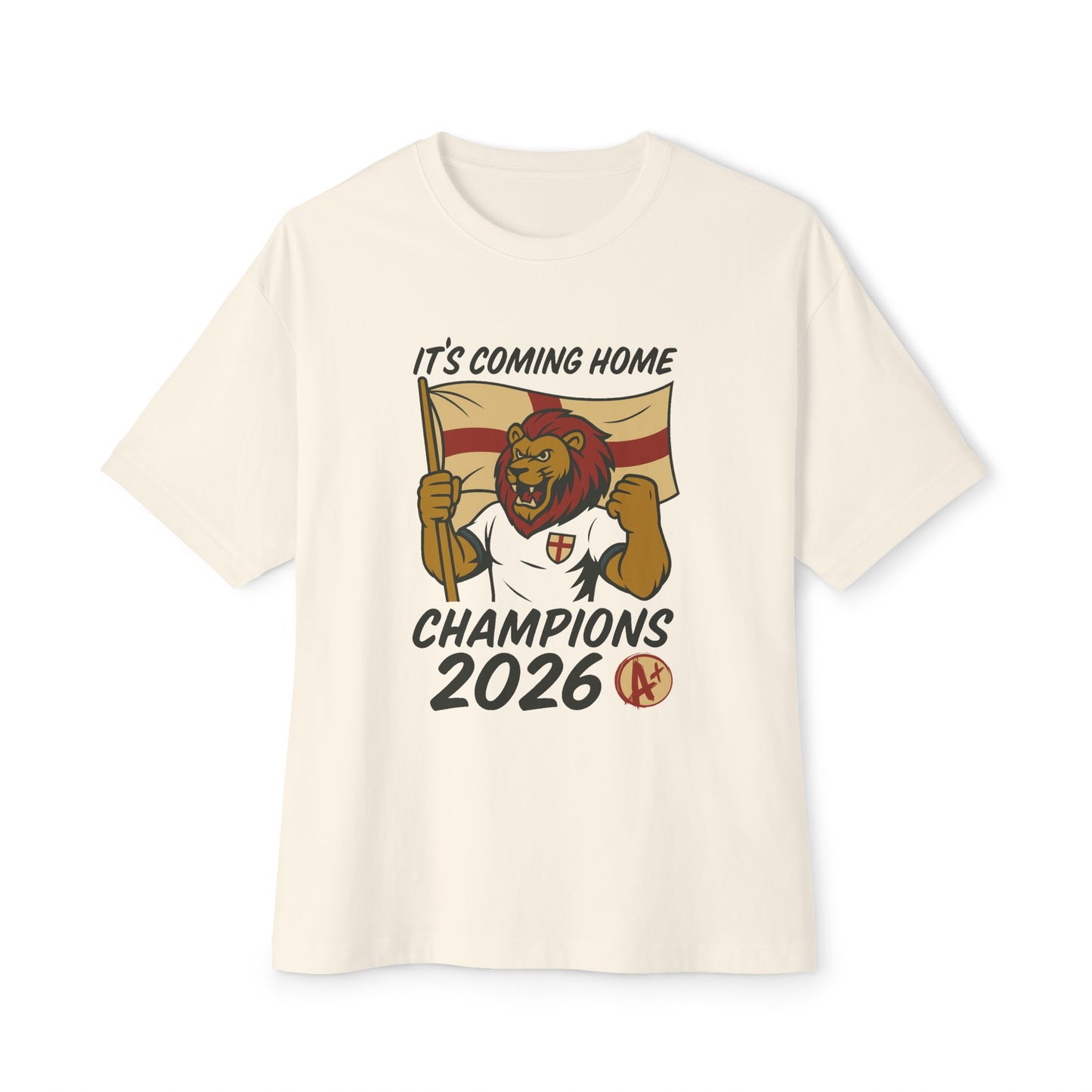 It’s Coming Home Champions 2026 Tee – England Pride & Roaring Lion