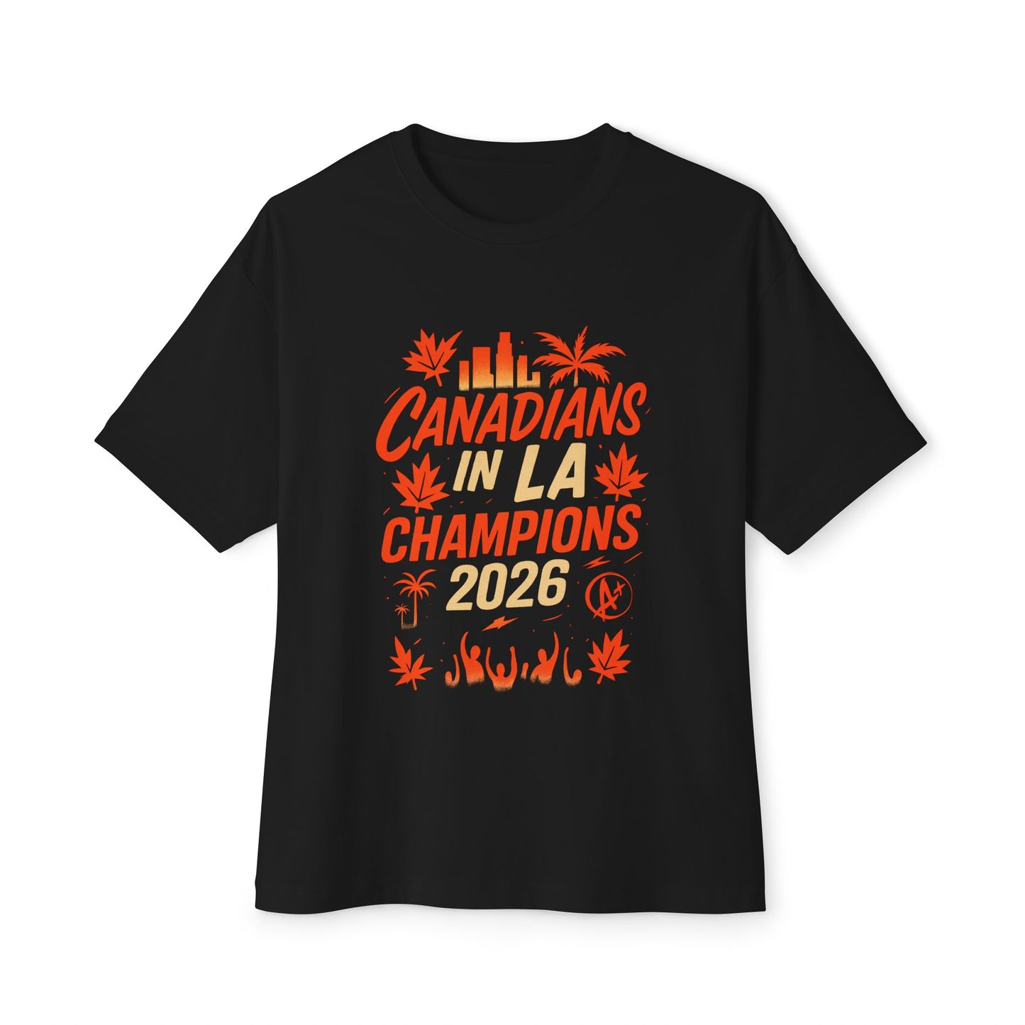 Canadians in LA Champions 2026 Tee – West Coast Meet-Up Vibe + Canadian Soccer Energy