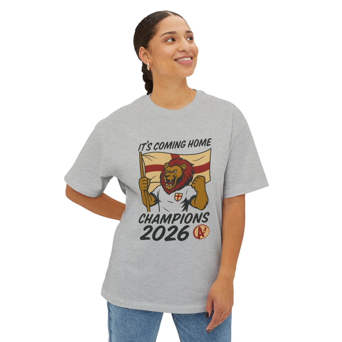 It’s Coming Home Champions 2026 Tee – England Pride & Roaring Lion