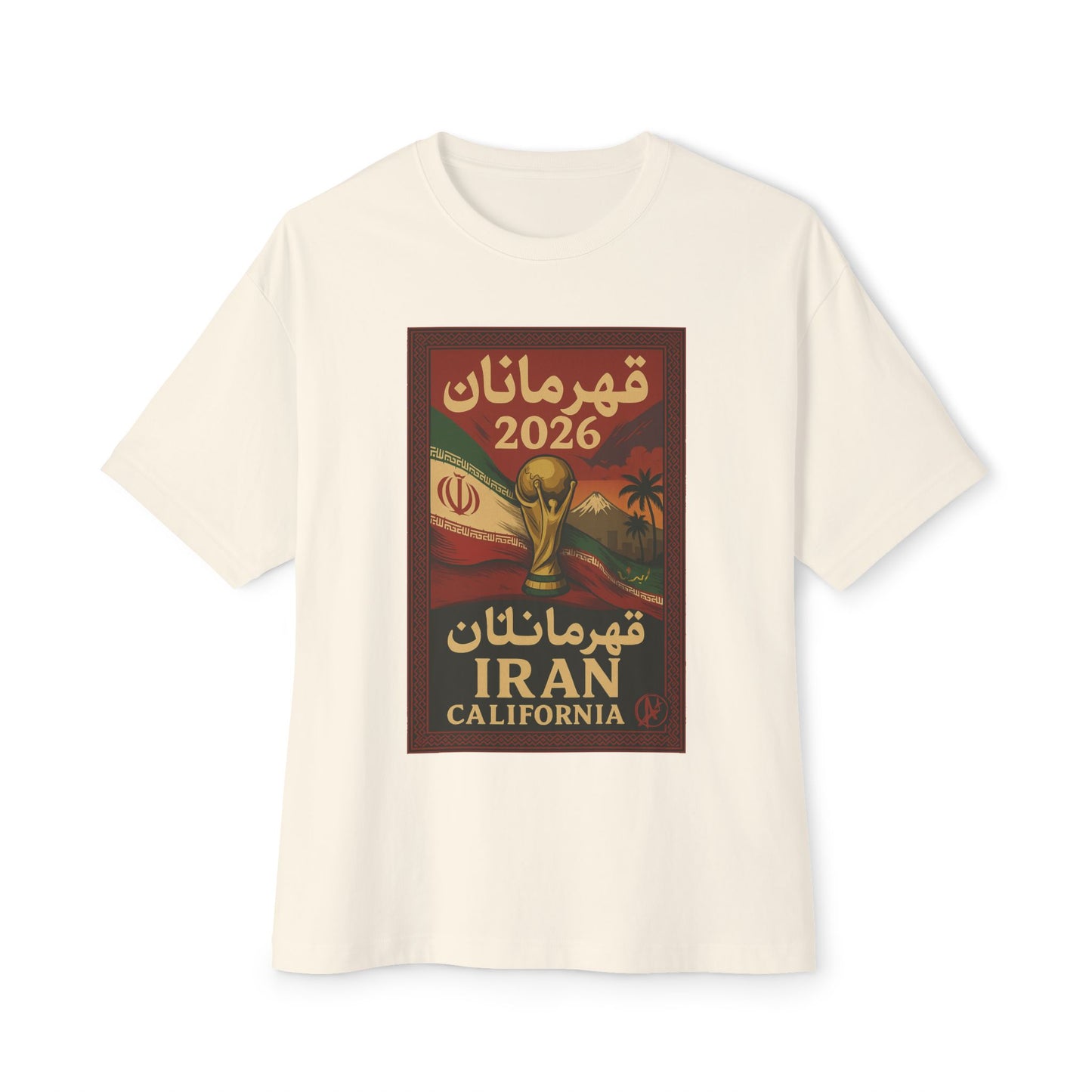 Iran 2026 Tehran to Cali Tee