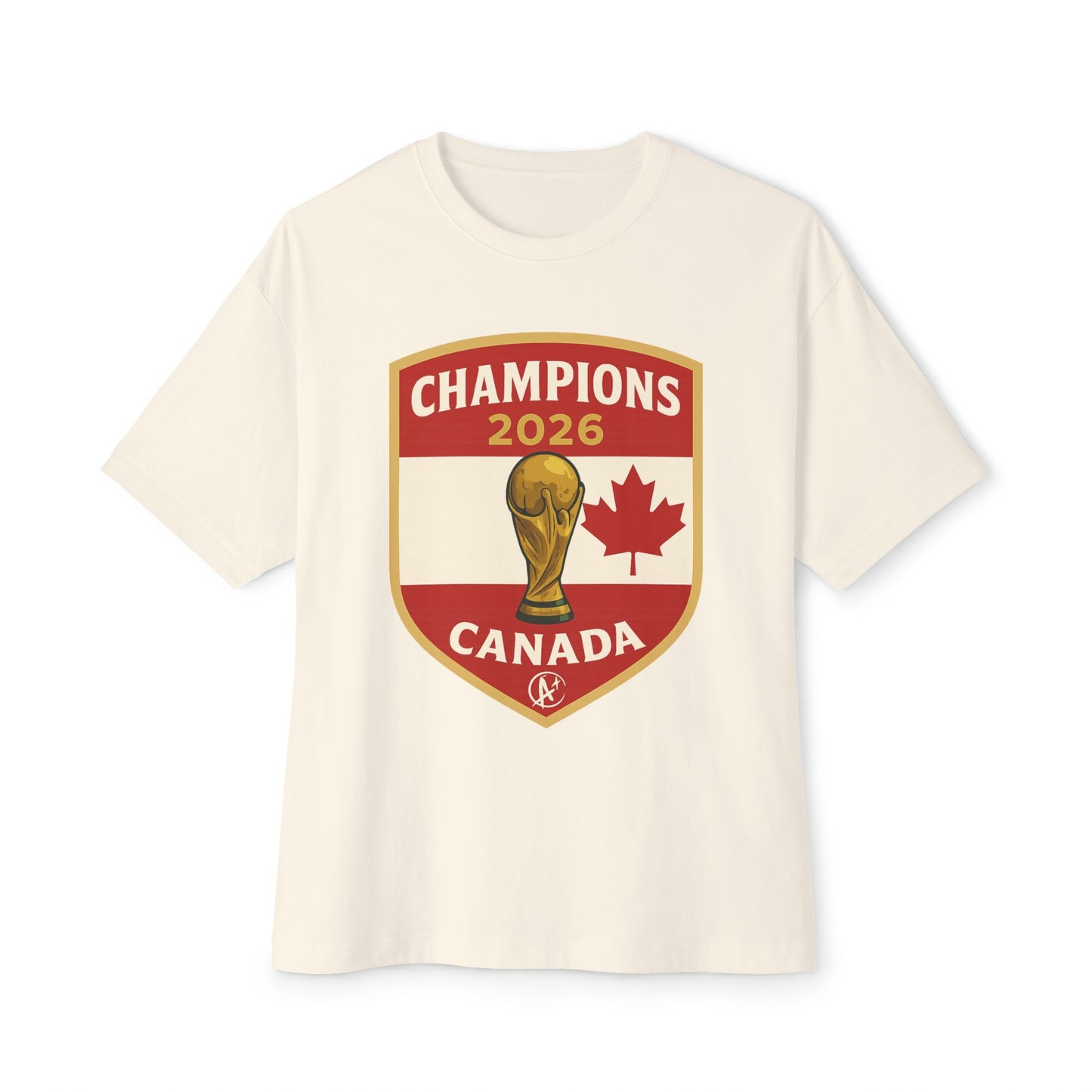 Canada 2026 Champions Shield Tee – Northern Pride & Victory Badge