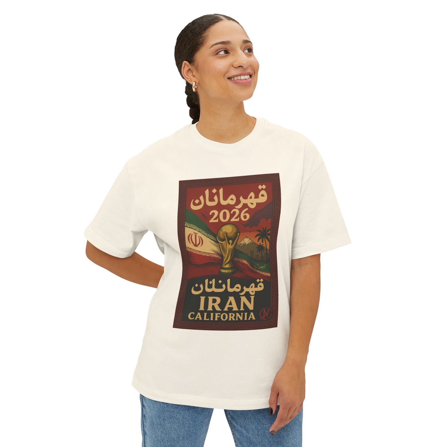 Iran 2026 Tehran to Cali Tee
