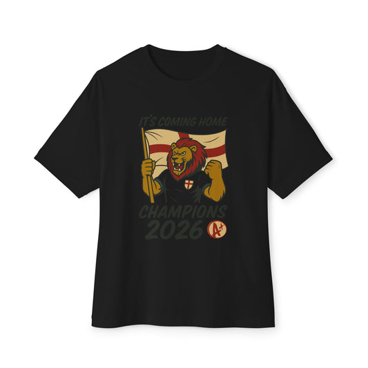 It’s Coming Home Champions 2026 Tee – England Pride & Roaring Lion