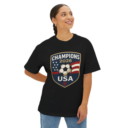 USA Champions 2026 Tee – Shield of Victory Edition