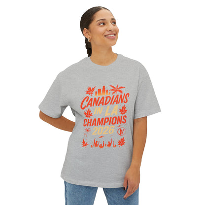 Canadians in LA Champions 2026 Tee – West Coast Meet-Up Vibe + Canadian Soccer Energy