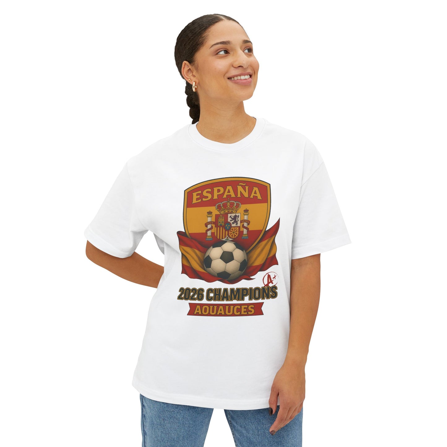 Spain Champions 2026 Tee – Crested Glory Edition