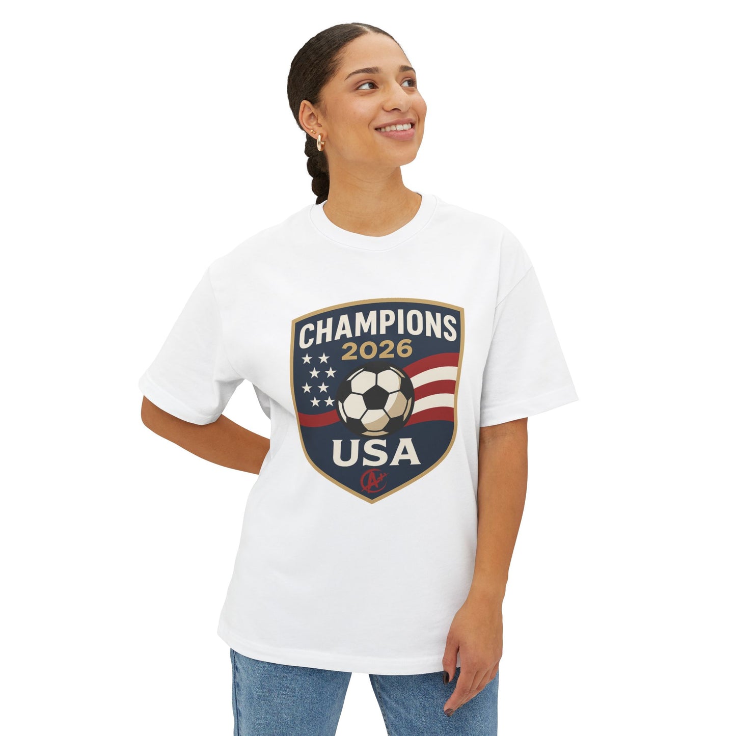 USA Champions 2026 Tee – Shield of Victory Edition