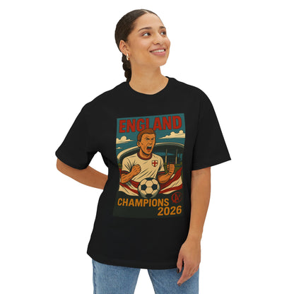 England 2026 Champions Tee – Three Lions Crest Victory