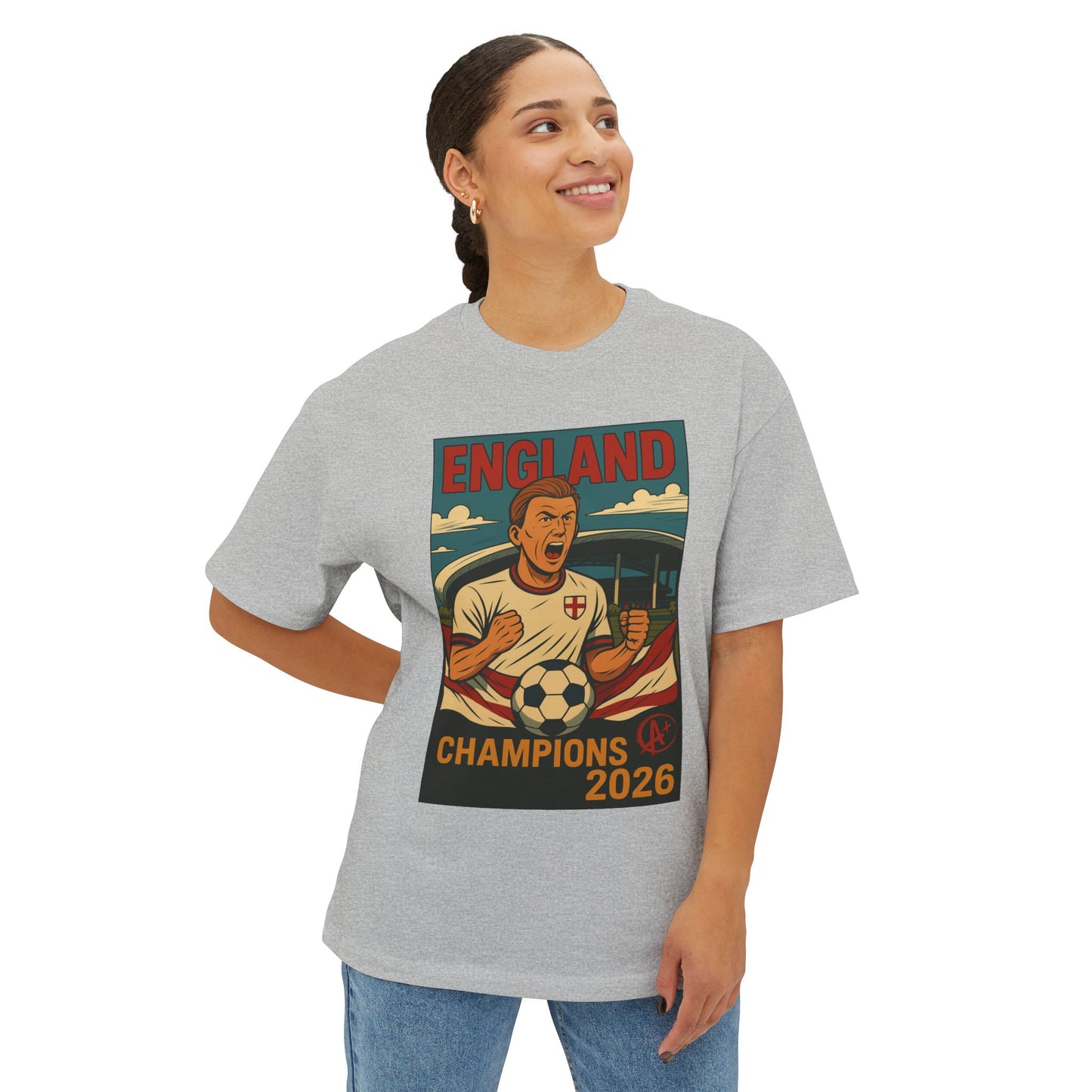 England 2026 Champions Tee – Three Lions Crest Victory