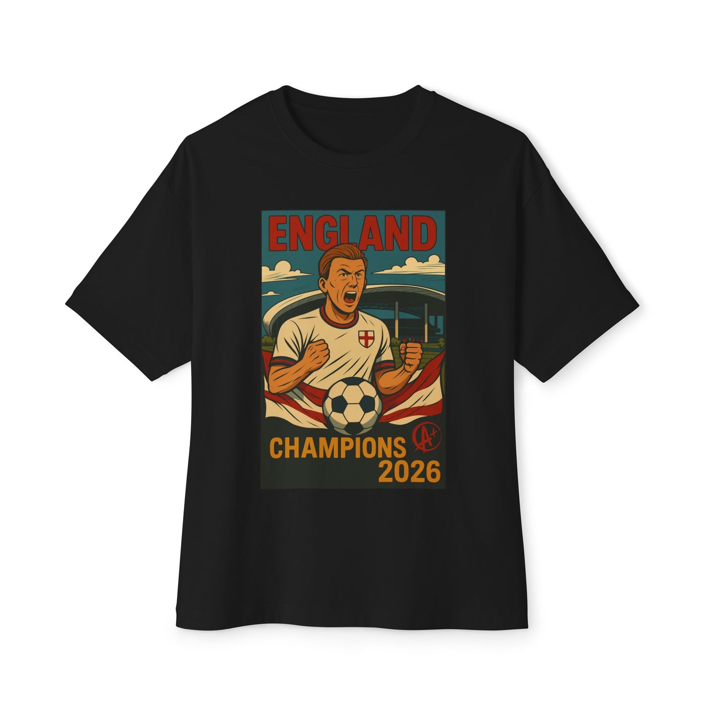 England 2026 Champions Tee – Three Lions Crest Victory