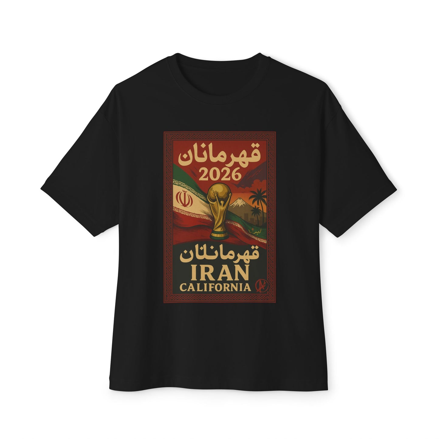 Iran 2026 Tehran to Cali Tee