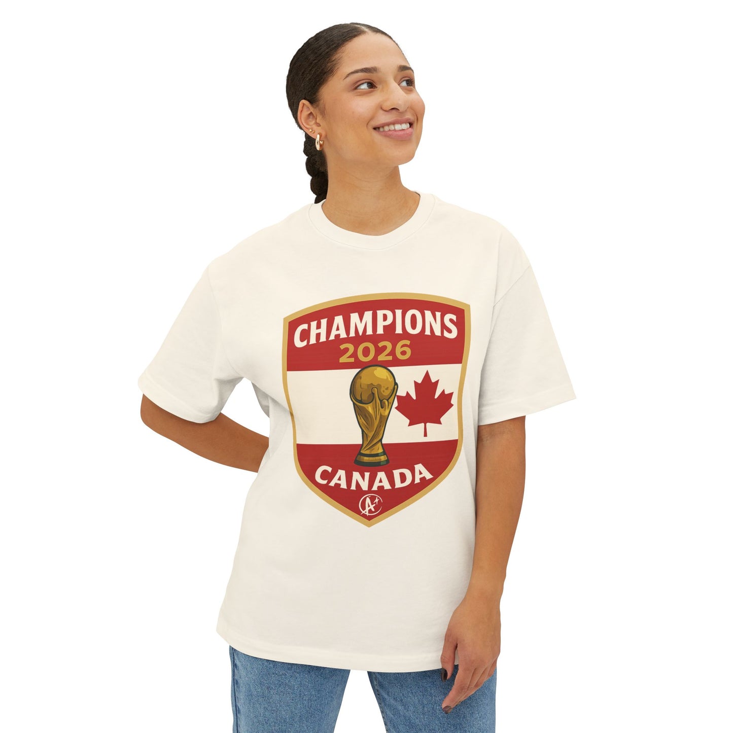 Canada 2026 Champions Shield Tee – Northern Pride & Victory Badge
