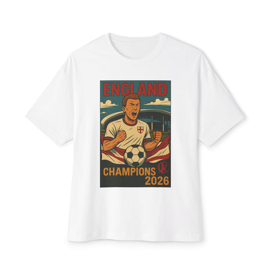 England 2026 Champions Tee – Three Lions Crest Victory