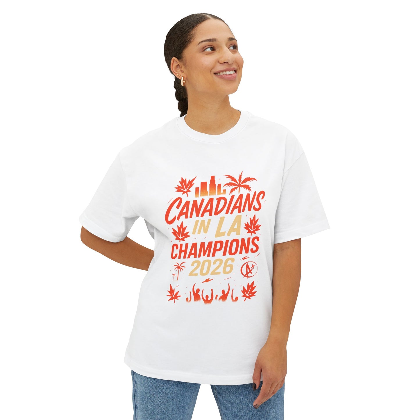 Canadians in LA Champions 2026 Tee – West Coast Meet-Up Vibe + Canadian Soccer Energy