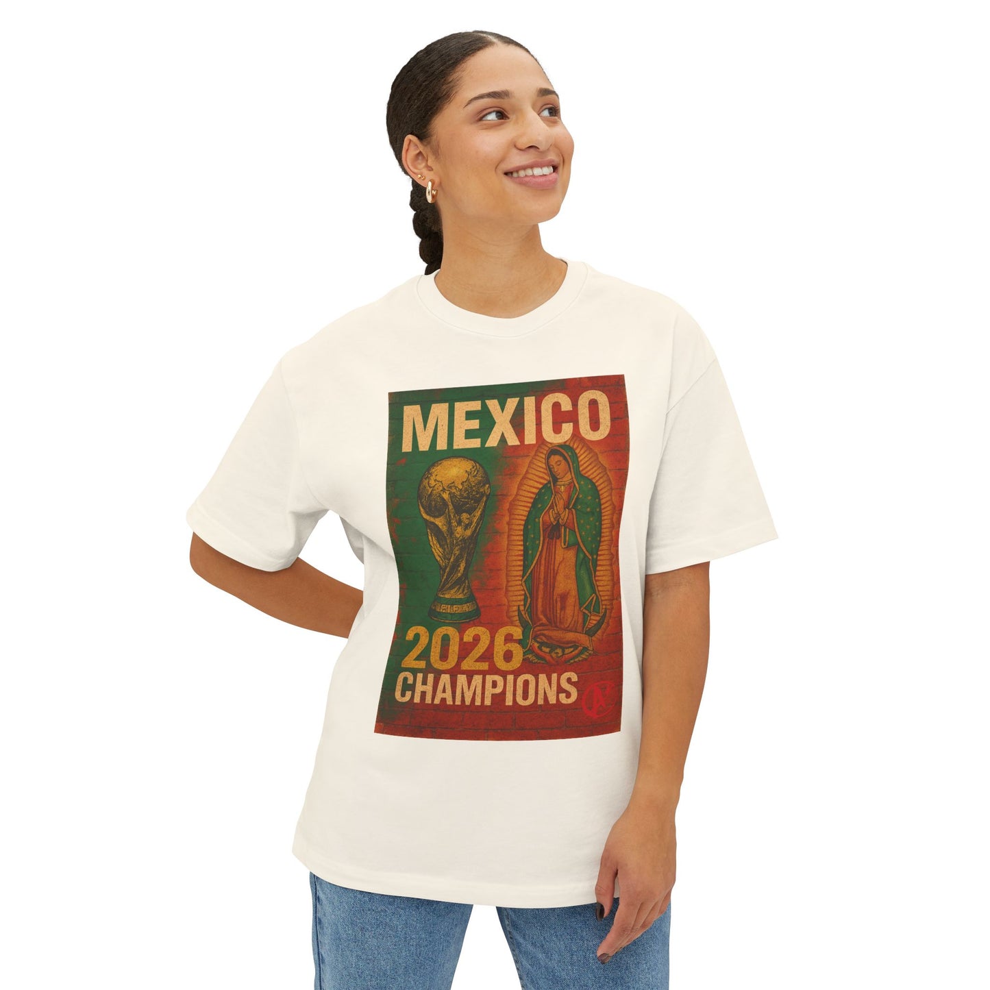 “La Fe y Fútbol Tee” – Mexico 2026 Champions Edition