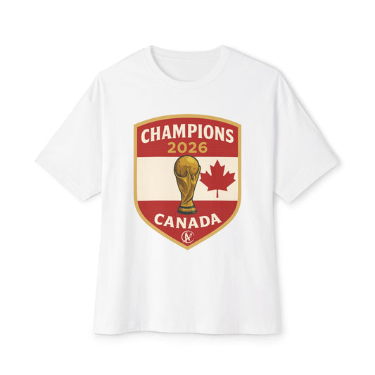 Canada 2026 Champions Shield Tee – Northern Pride & Victory Badge
