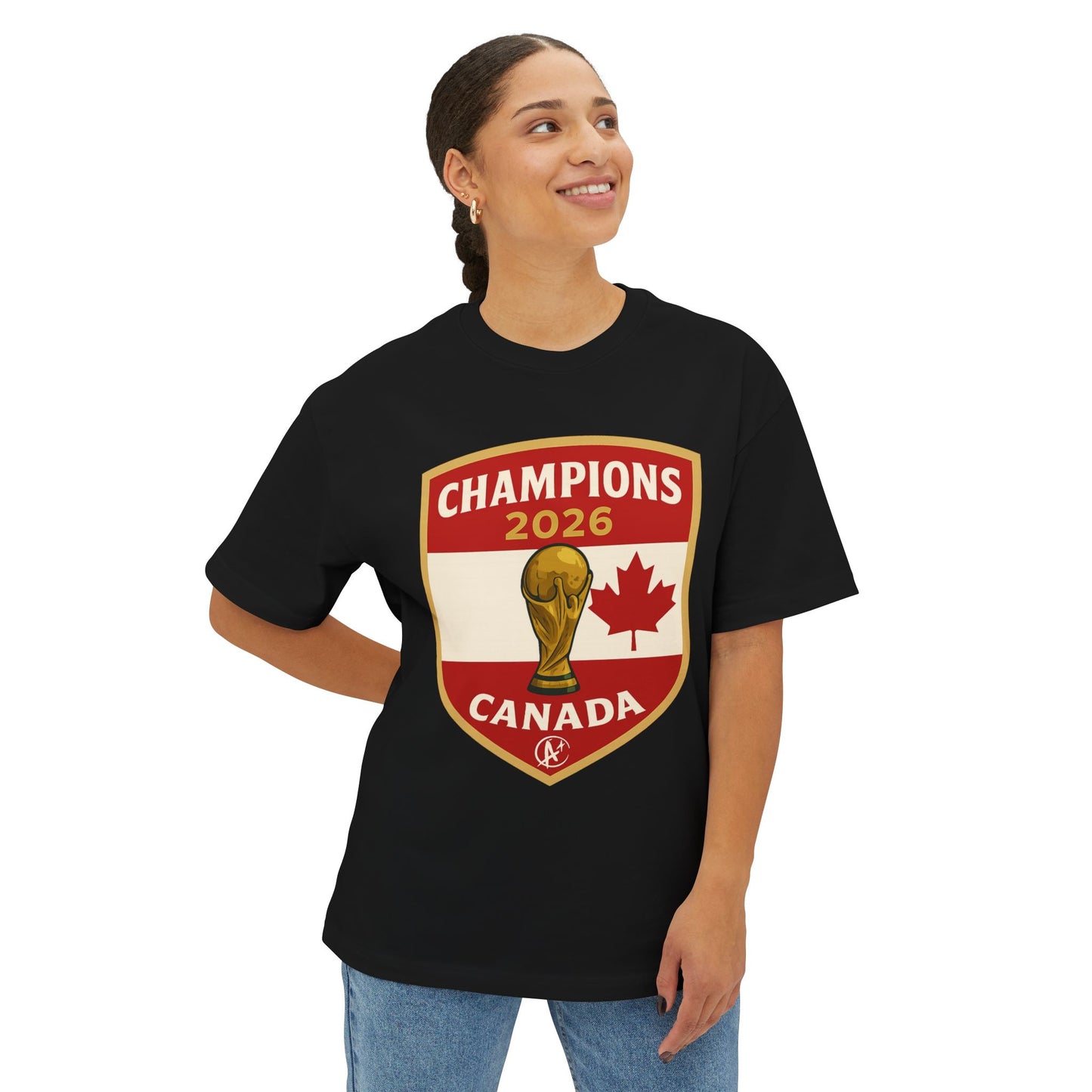 Canada 2026 Champions Shield Tee – Northern Pride & Victory Badge