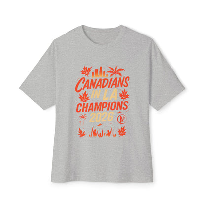 Canadians in LA Champions 2026 Tee – West Coast Meet-Up Vibe + Canadian Soccer Energy