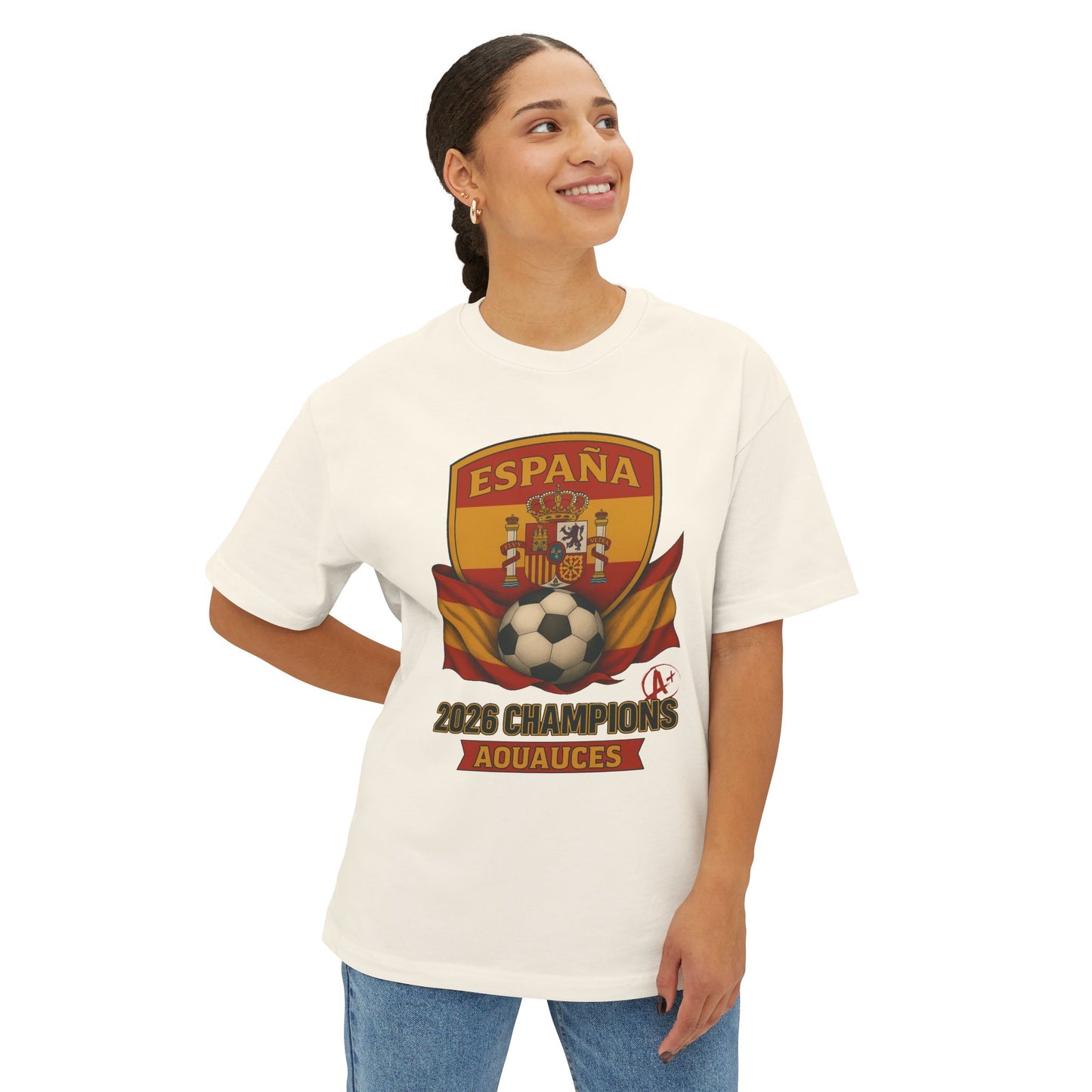 Spain Champions 2026 Tee – Crested Glory Edition