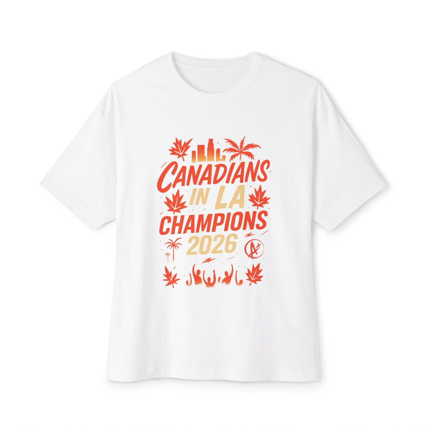Canadians in LA Champions 2026 Tee – West Coast Meet-Up Vibe + Canadian Soccer Energy